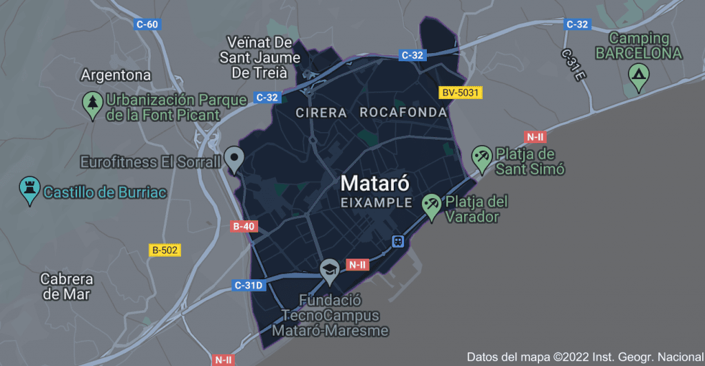 La ciudad de Mataró