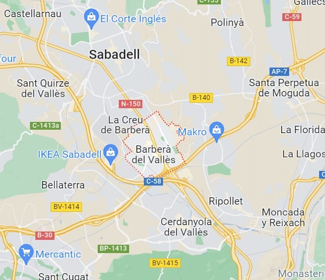 Localidades para buzoneo en Barbera del Vallés