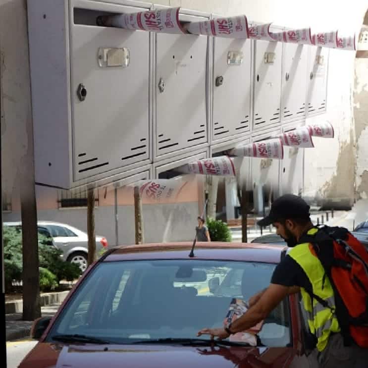 Campaña de parabriseo y buzoneo en Yaiza
