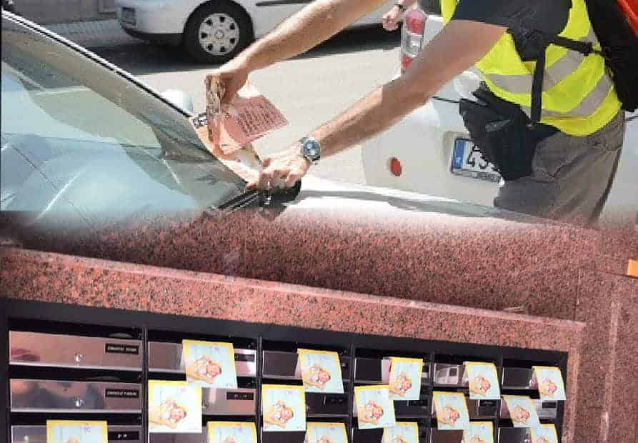 Acciones combinadas y buzoneo en Icod de los Vinos