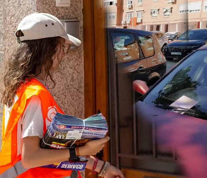 Campaña de buzoneo barrio Colina