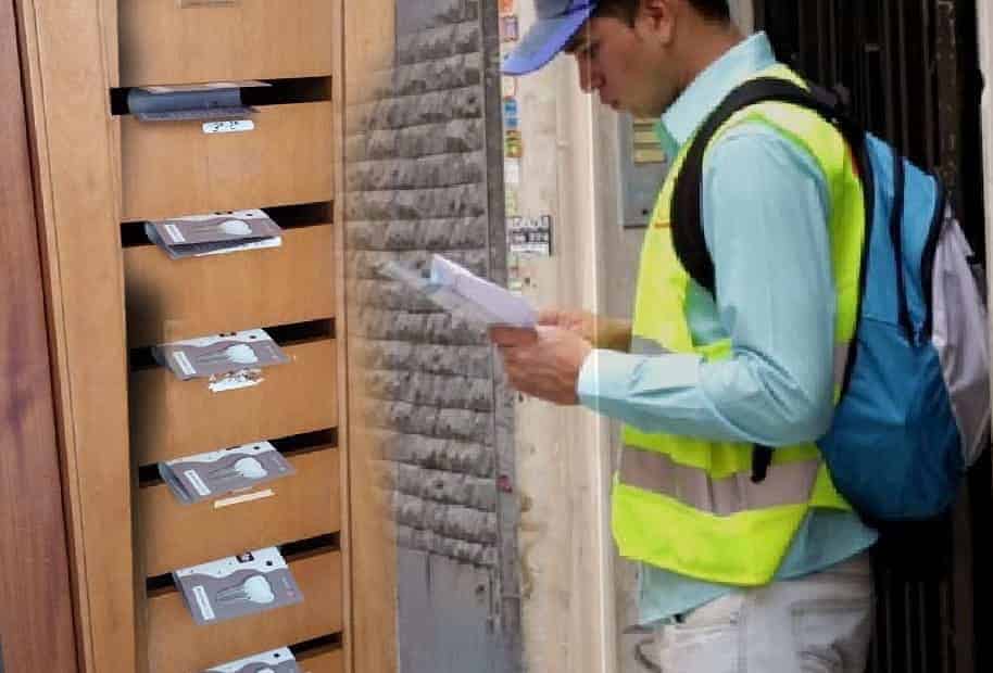 Reparto en mano y buzomeo en El Masnou