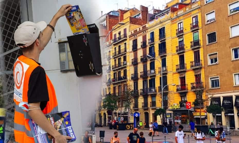 Campañas de buzoneo en La Properitat y repato de publicidad