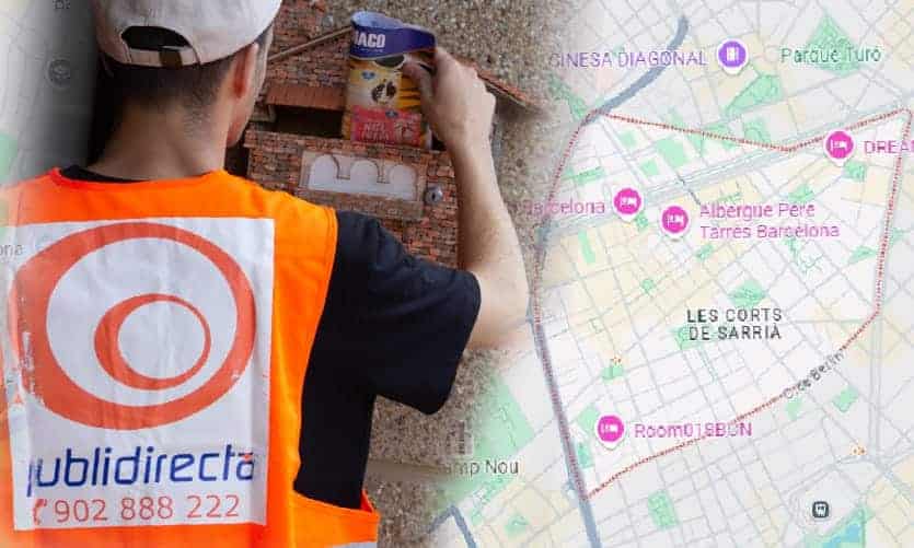 Empresa de buzoneo en Les Corts