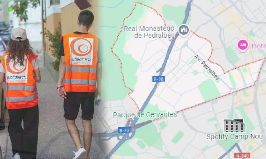 Campaña de buzoneo en Pedralbes y toda España
