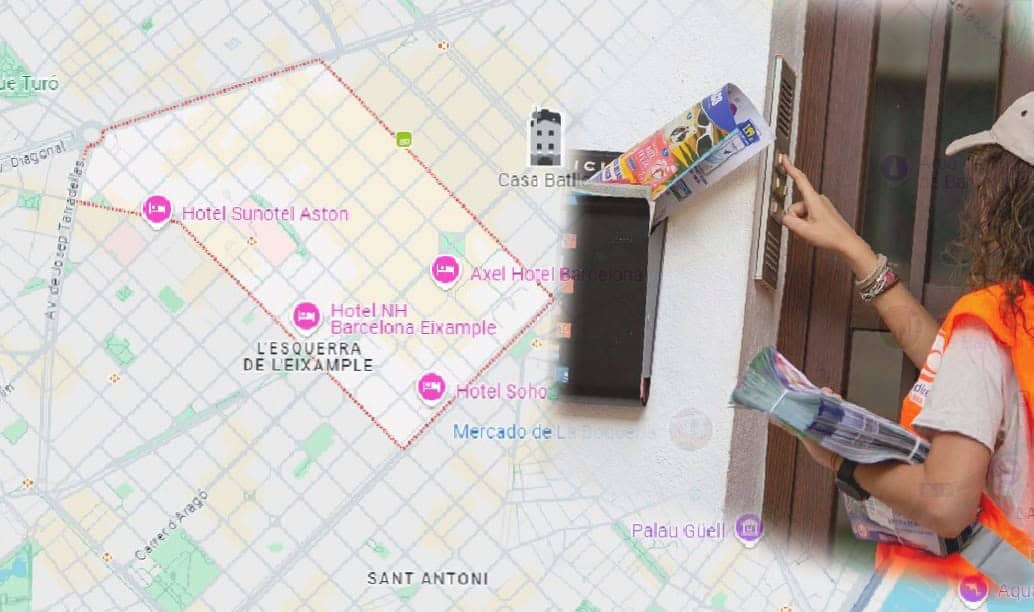 Campañas de buzoneo en Antiga Esquerra de l'Eixample