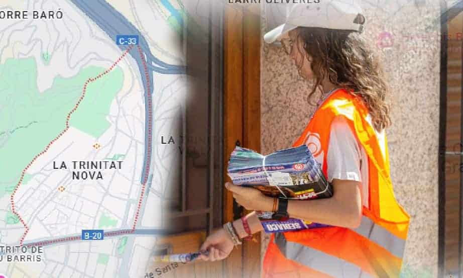 Buzoneo en La Trinitat Nova y en toda Barcelona