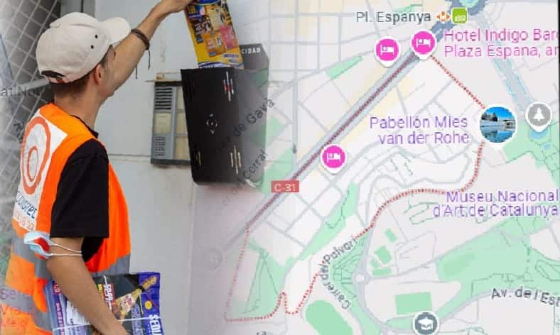 Campaña de buzoneo en La Font de la Guatlla