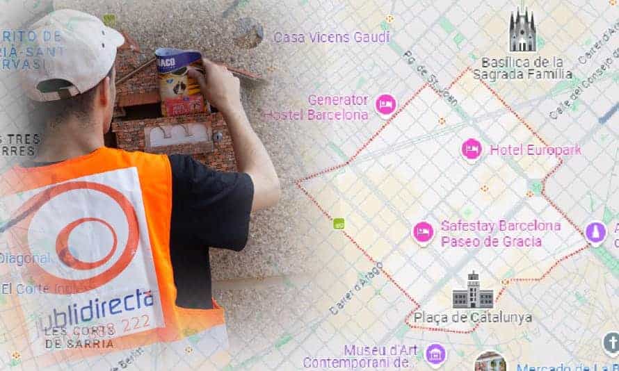 campañas de buzoneo en La Dreta de l'Eixample
