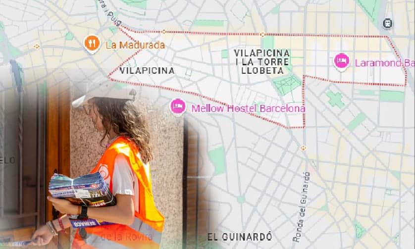 Perching y buzoneo en Vilapicina-Torre Llobeta